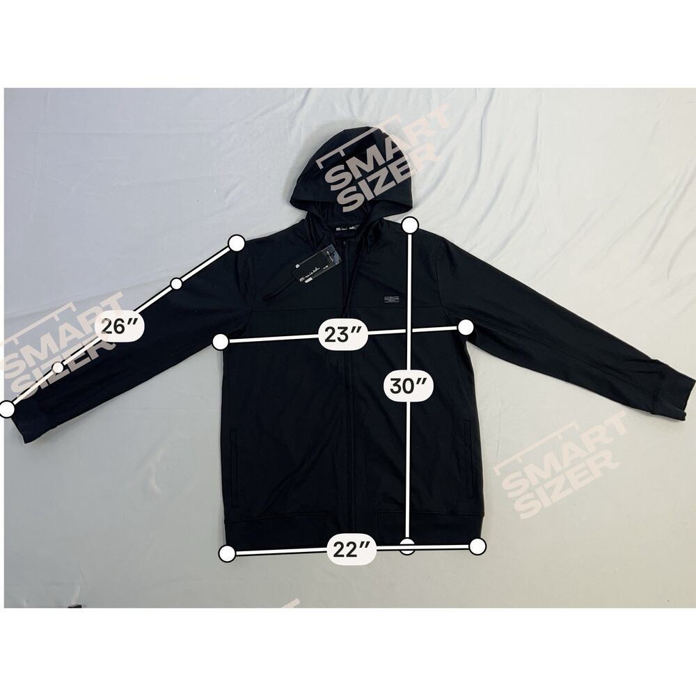 NWT Travis Mathew Heater Series Wanderlust Full Zip Jacket Black Mens XL - Picture 8 of 10
